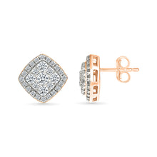 Starlight Square Diamond Earrings