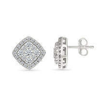 Starlight Square Diamond Earrings