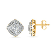 Starlight Square Diamond Earrings