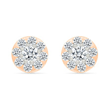 Dazzling Gold & Diamond Studs
