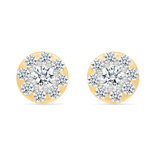 Dazzling Gold & Diamond Studs