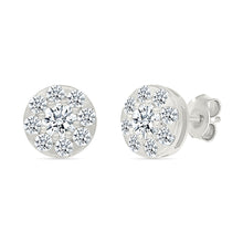 Dazzling Gold & Diamond Studs