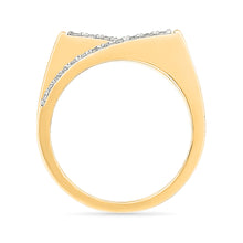 Revival Stackable Gold & Diamond Ring