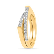 Revival Stackable Gold & Diamond Ring