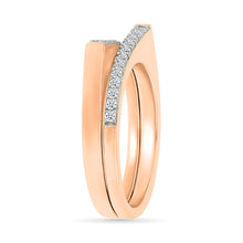 Revival Stackable Gold & Diamond Ring