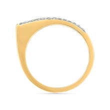 Revival Stackable Gold & Diamond Ring