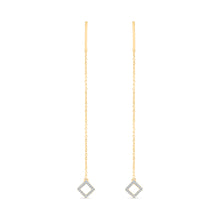 Flawless Gold & Diamond Drop Earrings