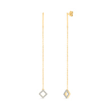 Flawless Gold & Diamond Drop Earrings