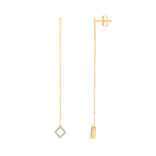 Flawless Gold & Diamond Drop Earrings