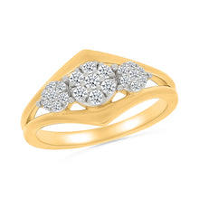 Trilogy Gold & Diamond Ring