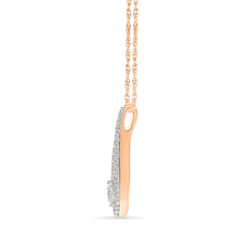 Elegant Diamond Teardrop Pendant