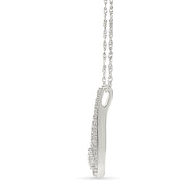 Elegant Diamond Teardrop Pendant