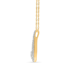 Elegant Diamond Teardrop Pendant