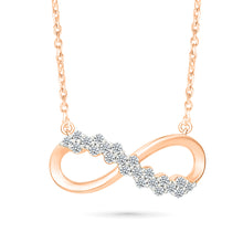 Gleam Infinity Gold & Diamond Necklace