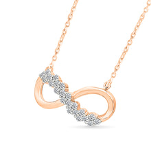 Gleam Infinity Gold & Diamond Necklace