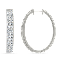 Dangle Elegant Linear Gold & Diamond Earrings