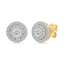 Sivan Gold & Diamond Stud Earrings