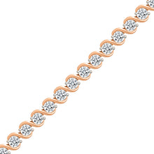 Twinkling Tapestry Diamond Spiral Bracelet