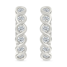 Sparkling Gold & Diamond  Earrings