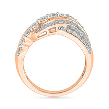 Versatile Cross line Big Bold Ring