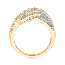 Versatile Cross line Big Bold Ring