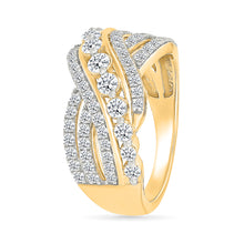 Versatile Cross line Big Bold Ring