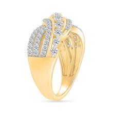 Versatile Cross line Big Bold Ring