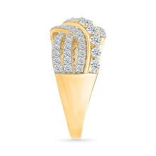 Versatile Cross line Big Bold Ring