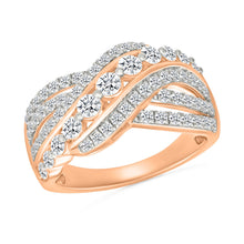 Versatile Cross line Big Bold Ring