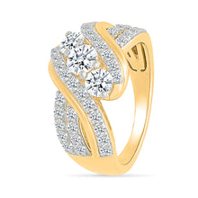 Three Stone Big Bold Ring