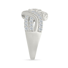 Three Stone Big Bold Ring