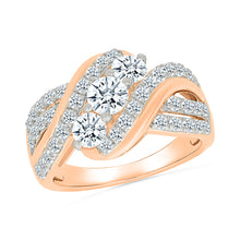 Three Stone Big Bold Ring