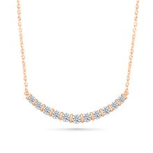 Hemicycle Crescent Diamond Necklace
