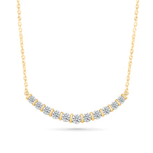 Hemicycle Crescent Diamond Necklace