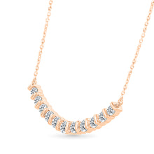 Hemicycle Crescent Diamond Necklace