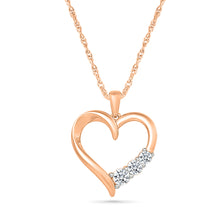 Dazzling Triad Diamond Pendant