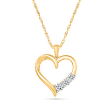 Dazzling Triad Diamond Pendant