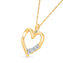 Dazzling Triad Diamond Pendant