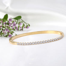 Blitheness Gold & Diamond Bangle