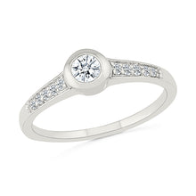 Princess Modern Gold & Diamond Ring