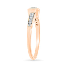 Princess Modern Gold & Diamond Ring