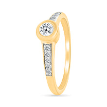 Princess Modern Gold & Diamond Ring