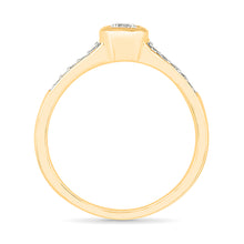 Princess Modern Gold & Diamond Ring