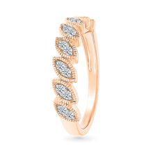 Marquise Diamond Wave Ring