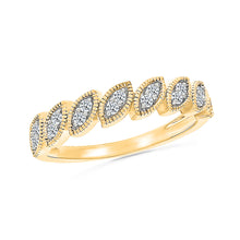 Marquise Diamond Wave Ring