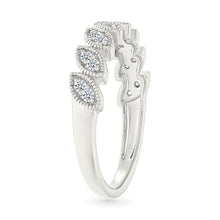 Marquise Diamond Wave Ring