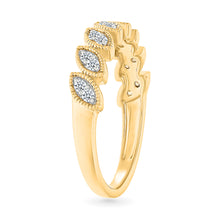 Marquise Diamond Wave Ring