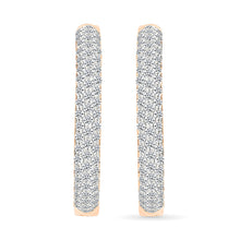 Classic Halos Gold & Diamond Hoops Earrings