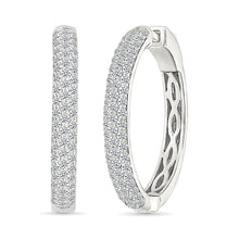 Classic Halos Gold & Diamond Hoops Earrings