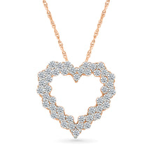 Heart To Heart Gold & Diamond Pendant